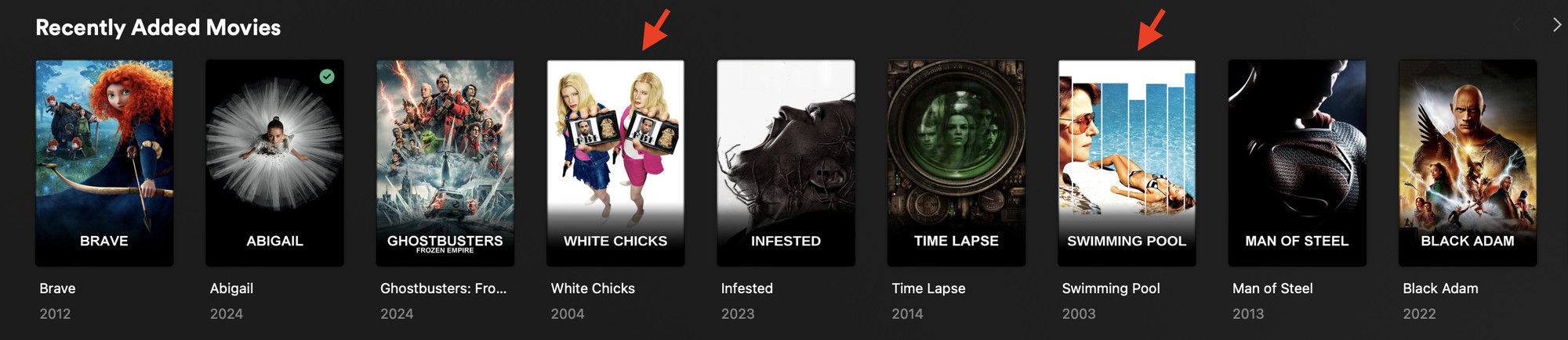 Gradient poster in Plex